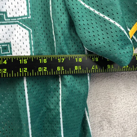 The Simpsons Mens Baseball Jersey Shirt Large Short Sleeve Green Striped Graphic - Picture 3 of 6